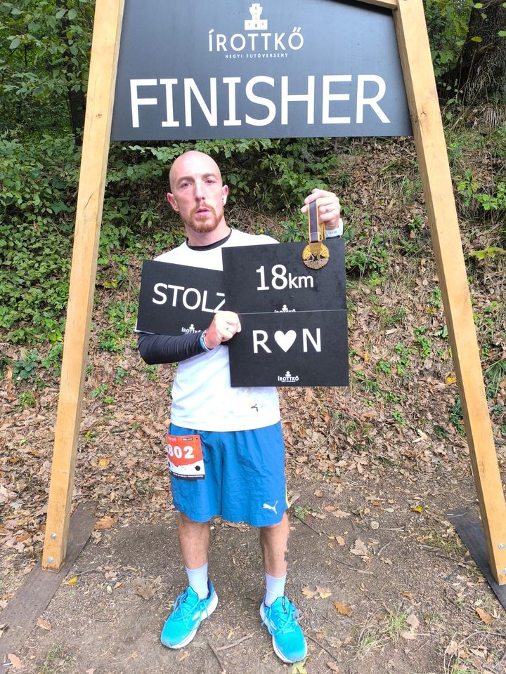 Patrick Horvath meistert die 18-Kilometer-Strecke beim Geschriebenstein-Berglauf