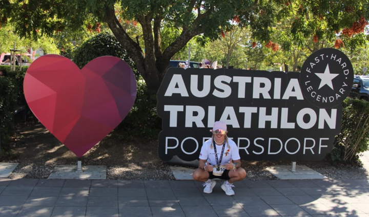 Erfolgreiches Triathlon-Debüt für Katrin Renner in Podersdorf